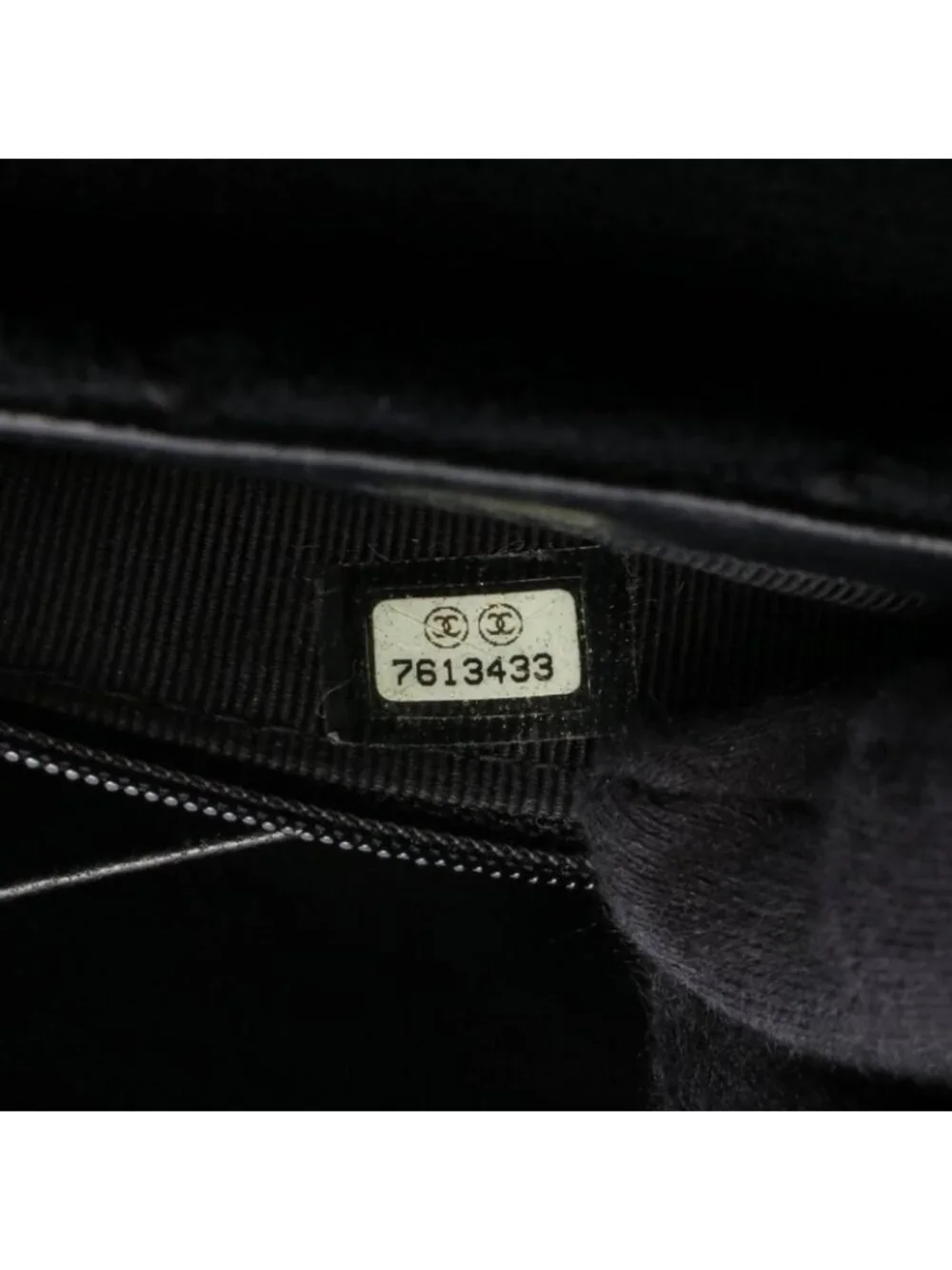 Chanel Handbag Wild Stitch Black Chain
